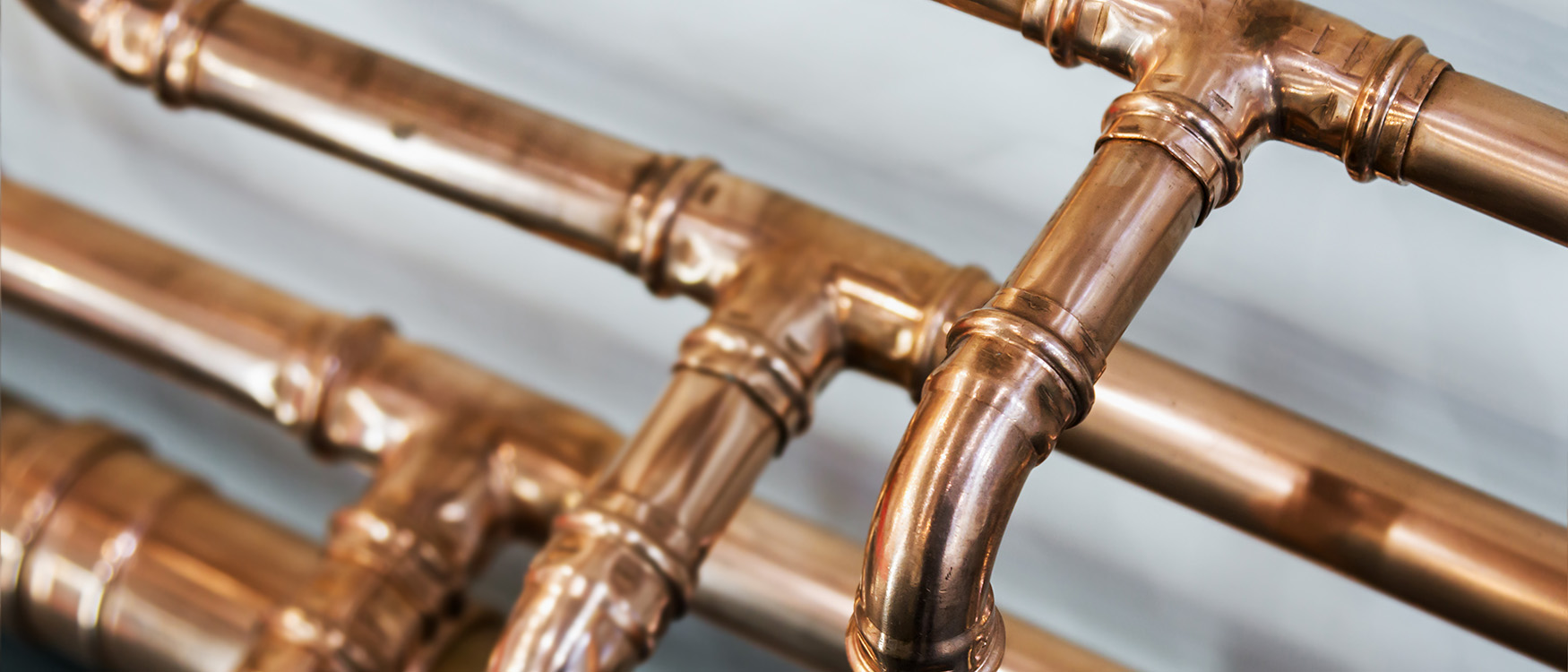 copper pipes